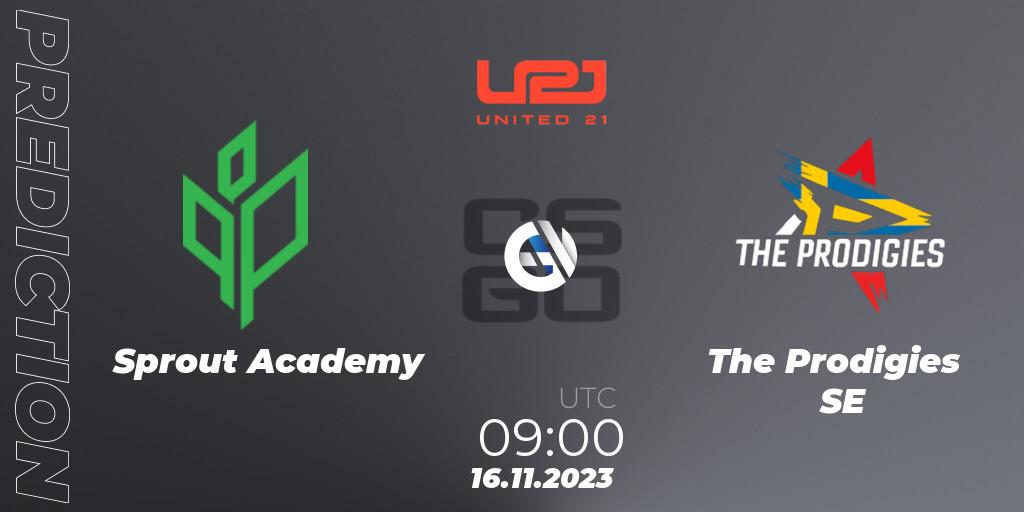 Sprout Academy - The Prodigies SE: ennuste. 16.11.2023 at 09:00, Counter-Strike (CS2), United21 Season 8