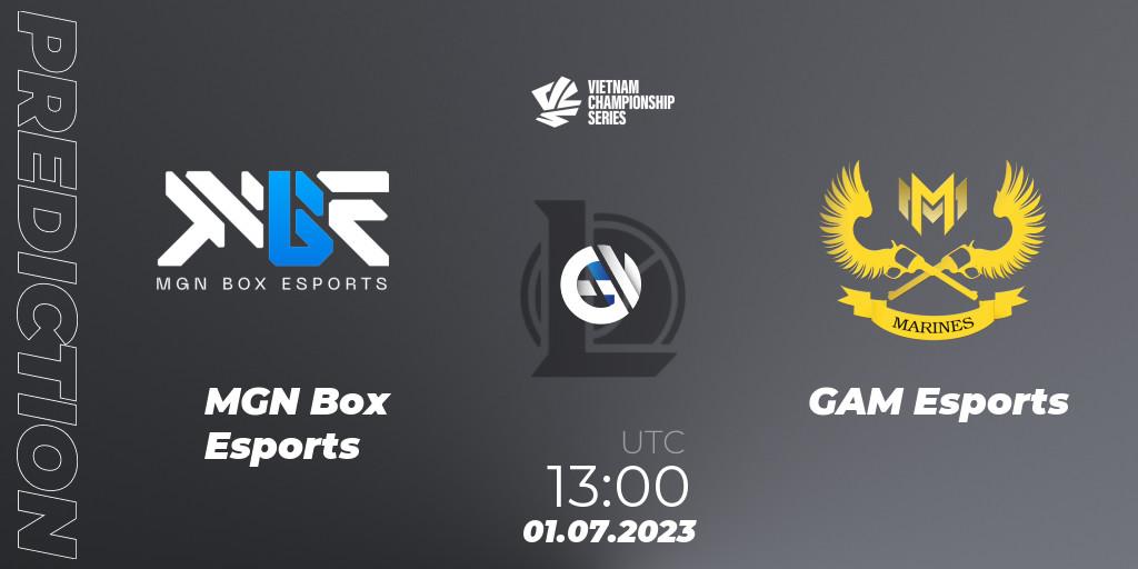 MGN Box Esports - GAM Esports: ennuste. 01.07.2023 at 12:10, LoL, VCS Dusk 2023