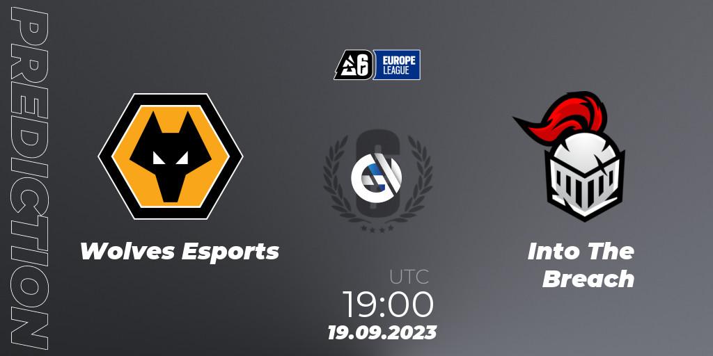 Wolves Esports - Into The Breach: ennuste. 19.09.2023 at 19:00, Rainbow Six, Europe League 2023 - Stage 2