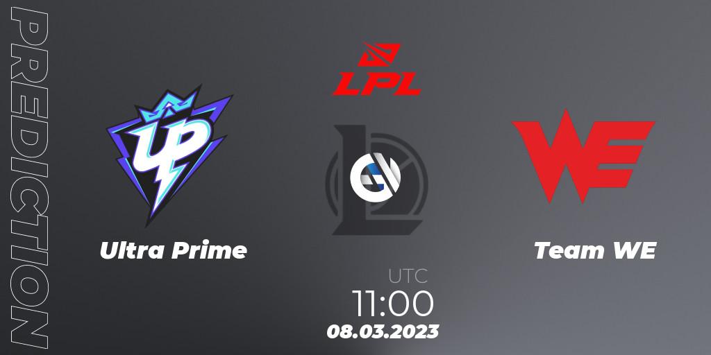 Ultra Prime - Team WE: ennuste. 08.03.2023 at 11:30, LoL, LPL Spring 2023 - Group Stage