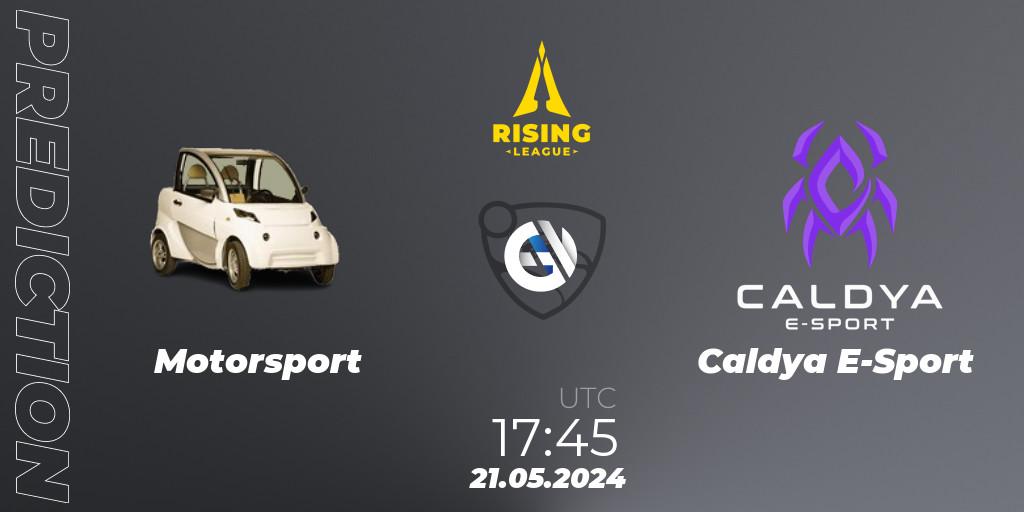 Motorsport - Caldya E-Sport: ennuste. 21.05.2024 at 17:45, Rocket League, Rising League 2024 — Split 1 — Main Event