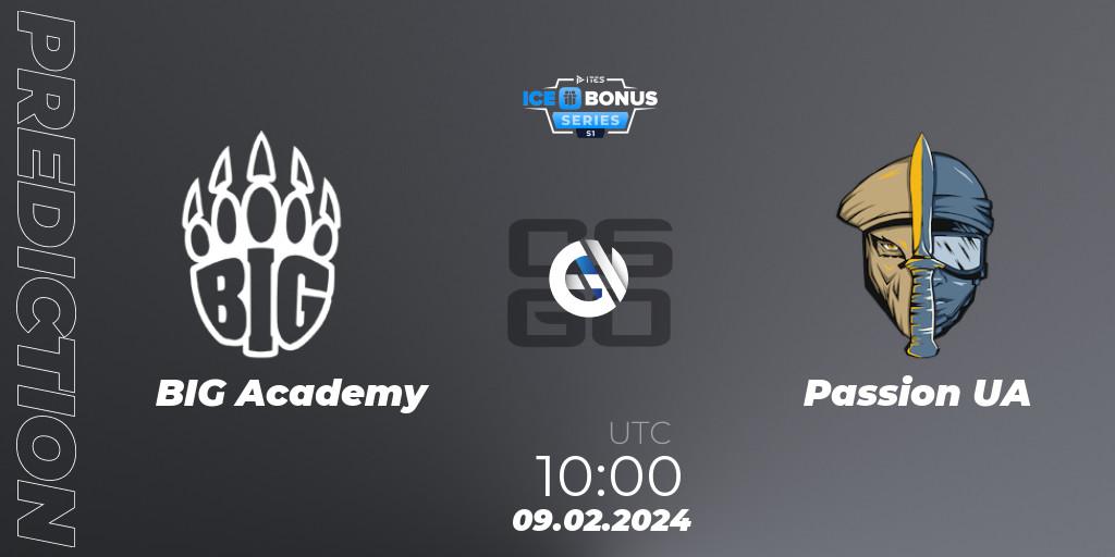 BIG Academy - Passion UA: ennuste. 09.02.24, CS2 (CS:GO), IceBonus Series #1