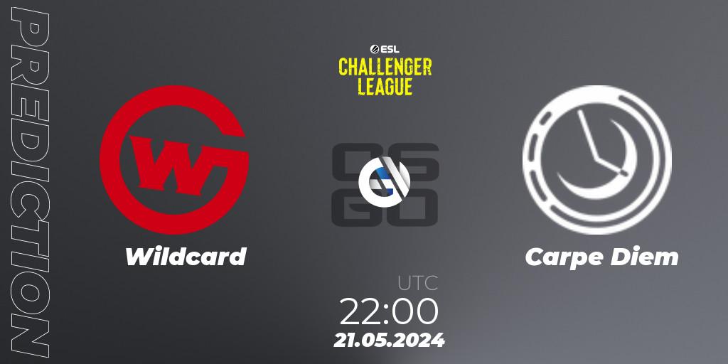 Wildcard - Carpe Diem: ennuste. 21.05.2024 at 22:00, Counter-Strike (CS2), ESL Challenger League Season 47: North America