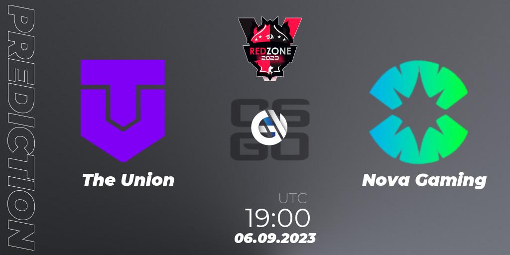 The Union - Nova Gaming: ennuste. 06.09.2023 at 19:00, Counter-Strike (CS2), RedZone PRO League 2023 Season 6