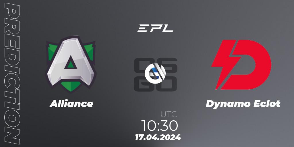 Alliance - Dynamo Eclot: ennuste. 17.04.2024 at 10:30, Counter-Strike (CS2), European Pro League Season 15
