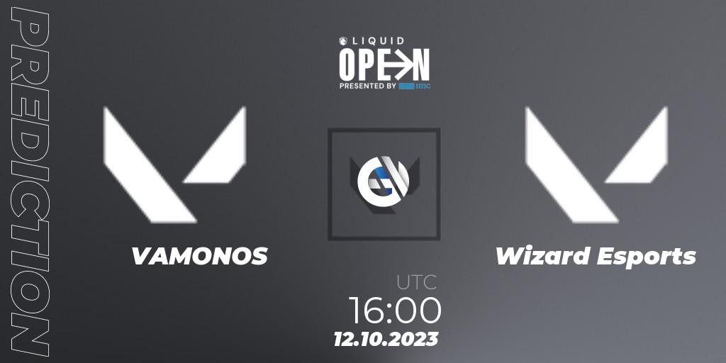 VAMONOS - Wizard Esports: ennuste. 12.10.2023 at 16:00, VALORANT, Liquid Open 2023 - Europe