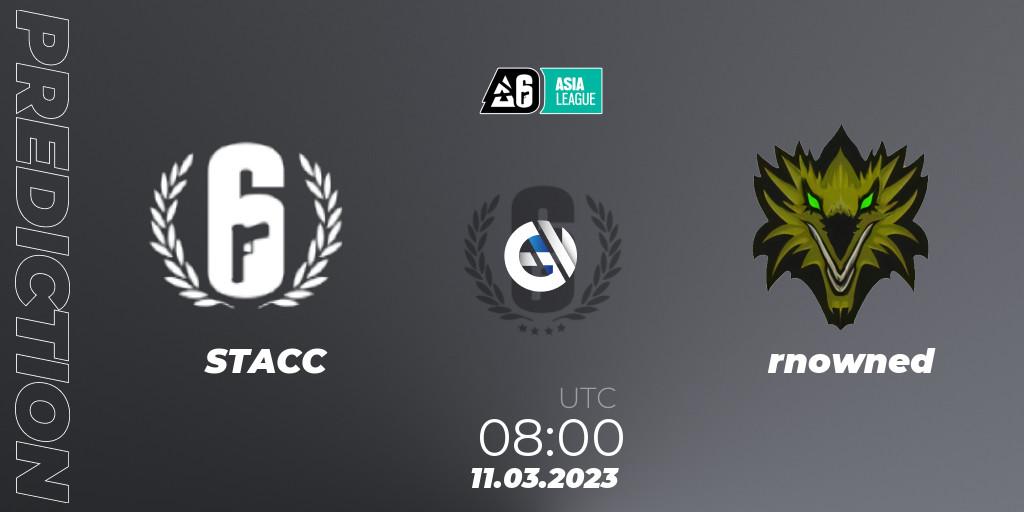 STACC - rnowned: ennuste. 11.03.23, Rainbow Six, South Asia League 2023 - Stage 1