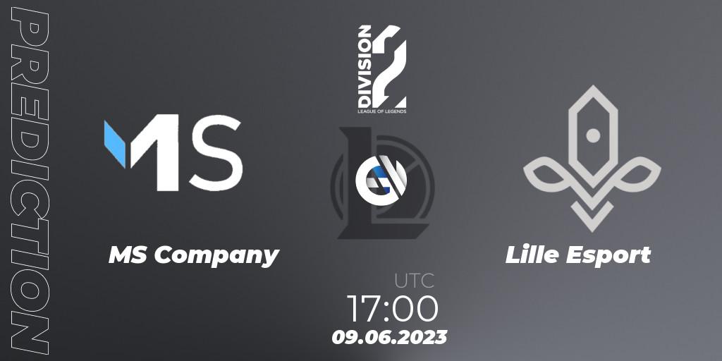 MS Company - Lille Esport: ennuste. 09.06.23, LoL, LFL Division 2 Summer 2023 - Group Stage