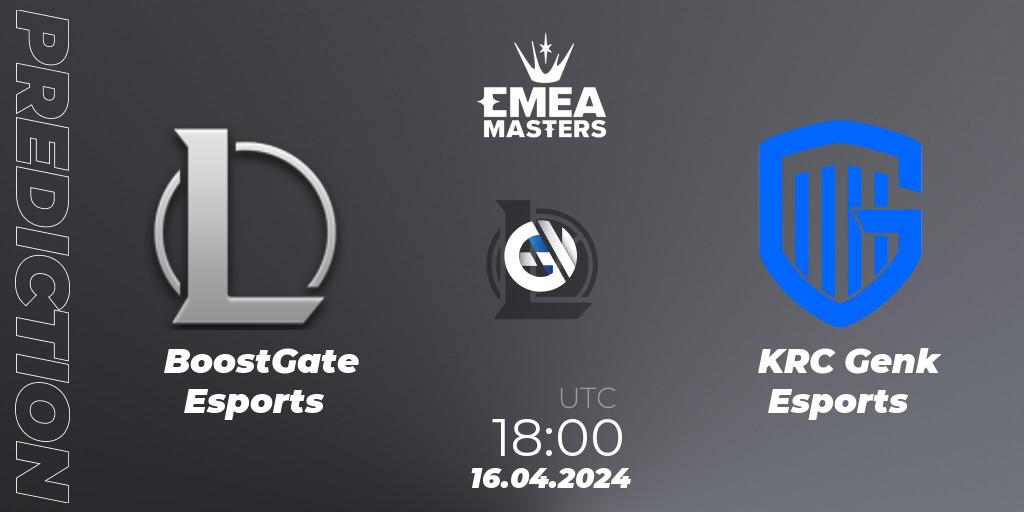 BoostGate Esports - KRC Genk Esports: ennuste. 16.04.24, LoL, EMEA Masters Spring 2024 - Play-In