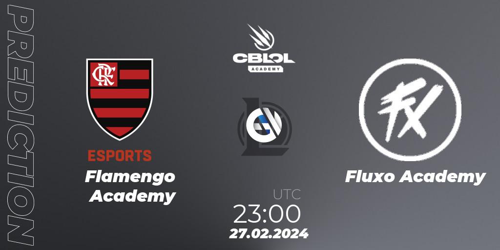 Flamengo Academy - Fluxo Academy: ennuste. 27.02.24, LoL, CBLOL Academy Split 1 2024