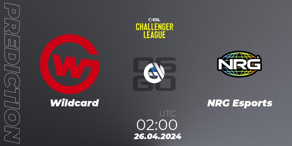 Wildcard - NRG Esports: ennuste. 26.04.24, CS2 (CS:GO), ESL Challenger League Season 47: North America