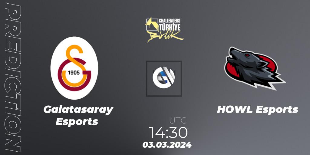 Galatasaray Esports - HOWL Esports: ennuste. 03.03.24, VALORANT, VALORANT Challengers 2024 Turkey: Birlik Split 1