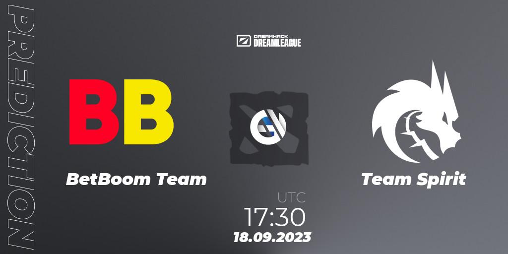 BetBoom Team - Team Spirit: ennuste. 18.09.23, Dota 2, DreamLeague Season 21