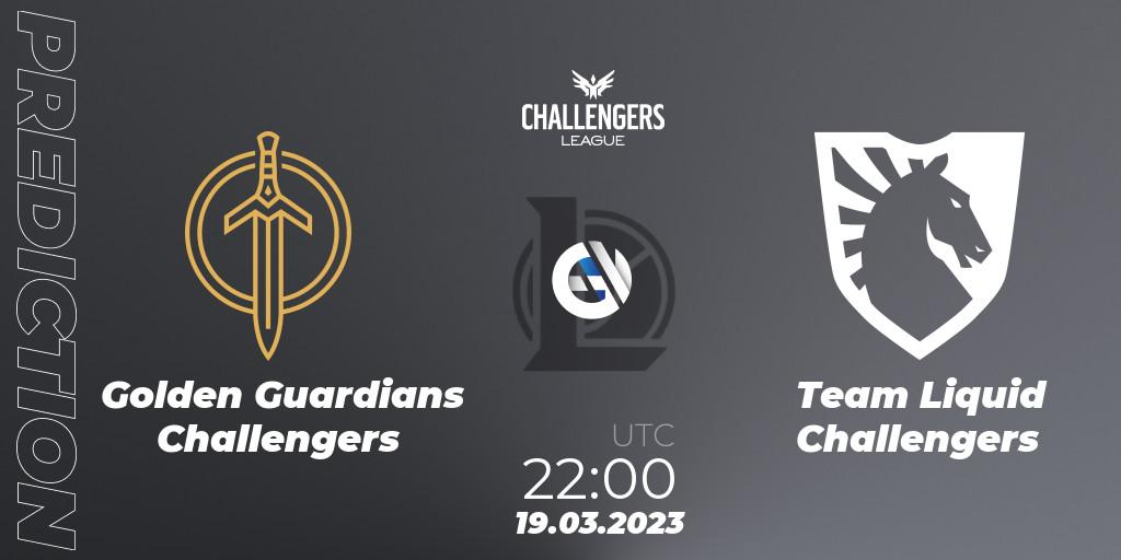 Golden Guardians Challengers - Team Liquid Challengers: ennuste. 19.03.23, LoL, NACL 2023 Spring - Playoffs