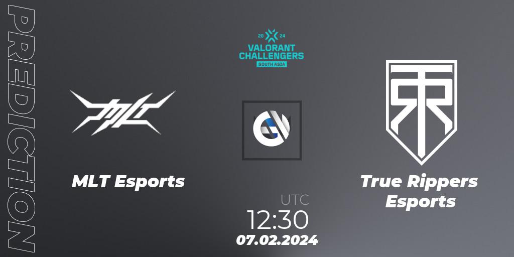 MLT Esports - True Rippers Esports: ennuste. 07.02.24, VALORANT, VALORANT Challengers 2024: South Asia Split 1 - Cup 1