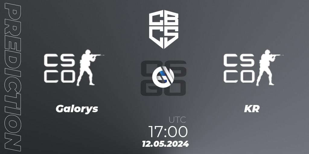 Galorys - KRÜ Esports: ennuste. 12.05.2024 at 19:45, Counter-Strike (CS2), CBCS Season 4