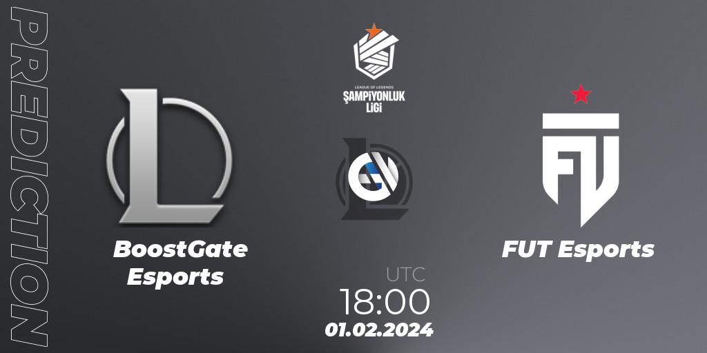 BoostGate Esports - FUT Esports: ennuste. 01.02.2024 at 18:00, LoL, TCL Winter 2024