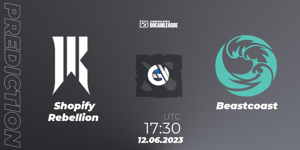 Shopify Rebellion - Beastcoast: ennuste. 12.06.23, Dota 2, DreamLeague Season 20 - Group Stage 1
