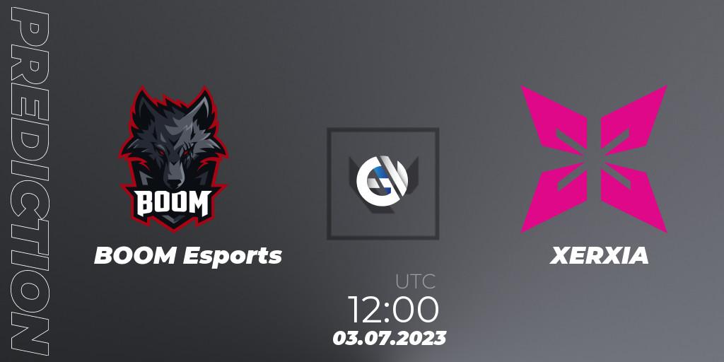 BOOM Esports - XERXIA: ennuste. 03.07.2023 at 12:00, VALORANT, VALORANT Challengers Ascension 2023: Pacific - Group Stage