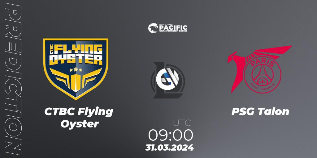 CTBC Flying Oyster - PSG Talon: ennuste. 31.03.24, LoL, PCS Playoffs Spring 2024