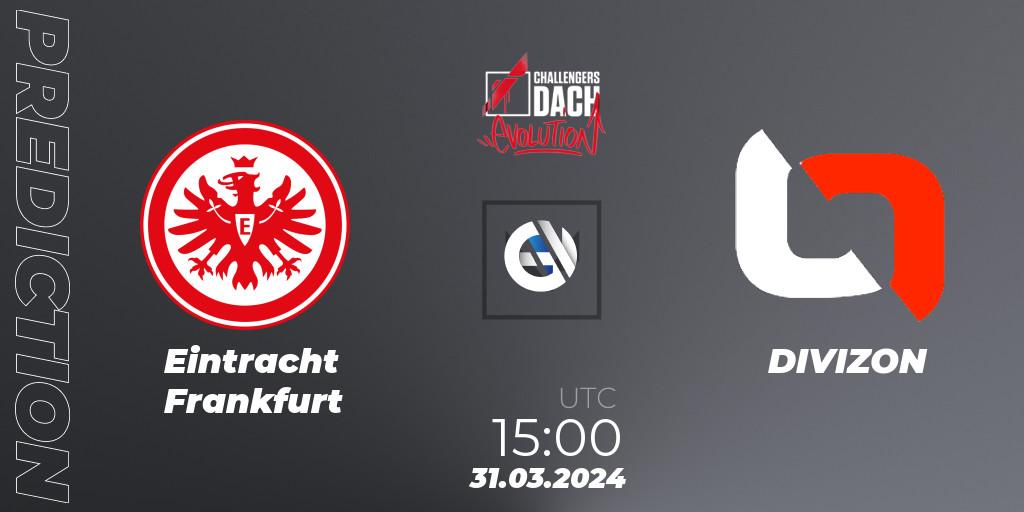 Eintracht Frankfurt - DIVIZON: ennuste. 07.04.2024 at 15:00, VALORANT, VALORANT Challengers 2024 DACH: Evolution Split 1