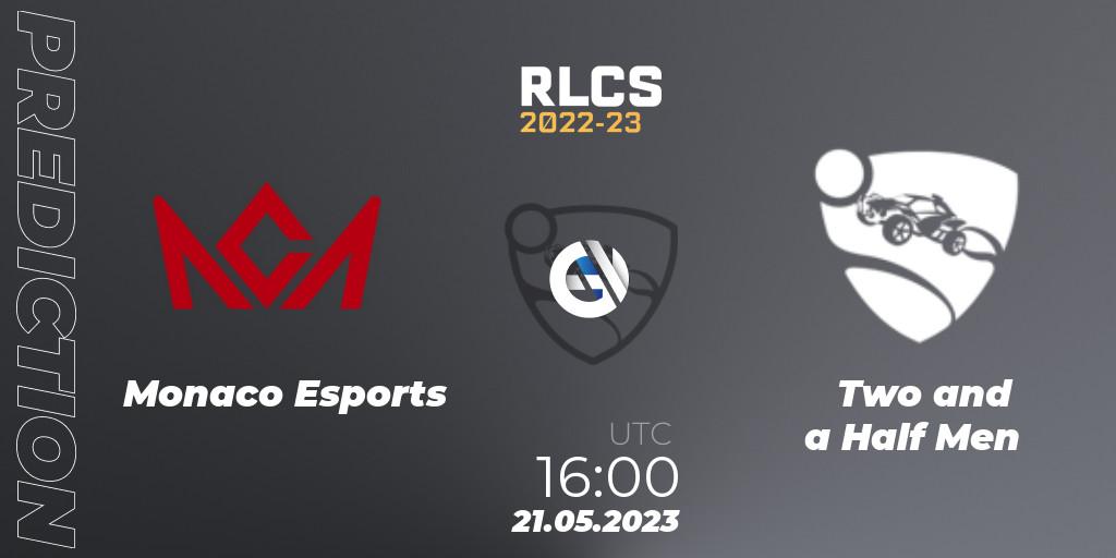 Monaco Esports - Two and a Half Men: ennuste. 21.05.2023 at 16:00, Rocket League, RLCS 2022-23 - Spring: Europe Regional 2 - Spring Cup: Closed Qualifier
