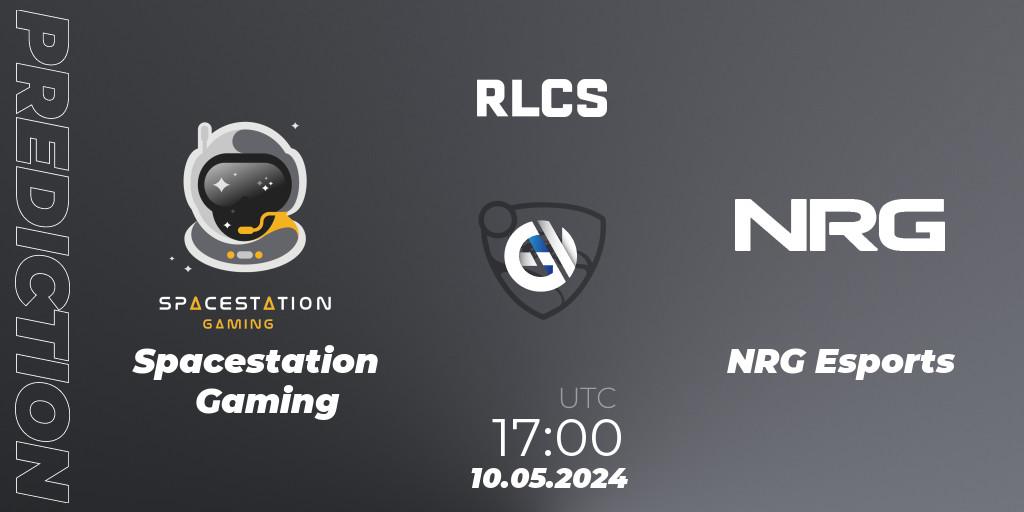 Spacestation Gaming - NRG Esports: ennuste. 10.05.2024 at 17:00, Rocket League, RLCS 2024 - Major 2: NA Open Qualifier 5