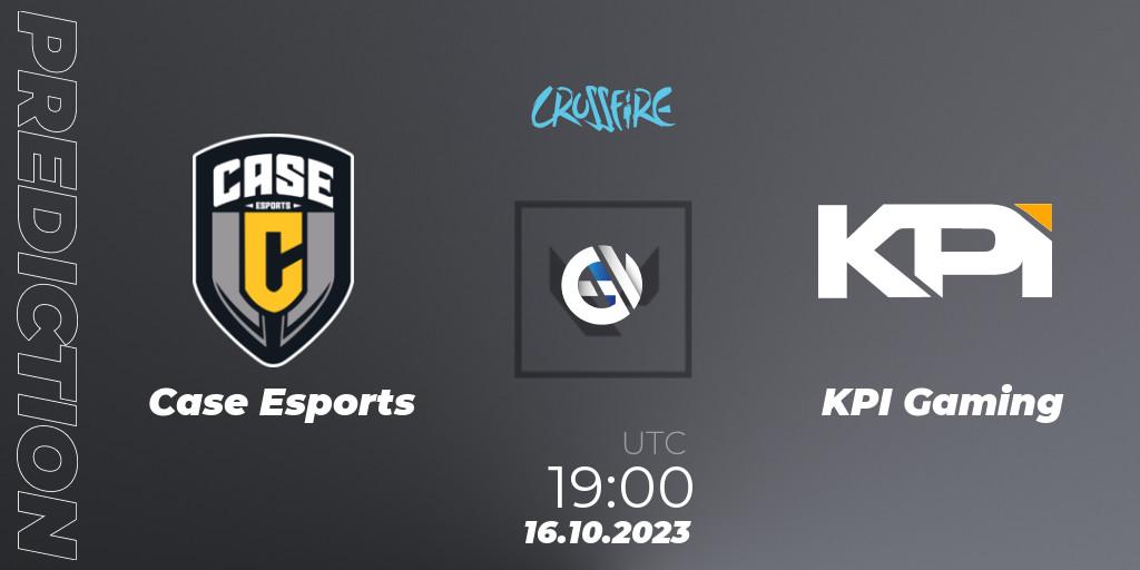 Case Esports - KPI Gaming: ennuste. 16.10.2023 at 19:00, VALORANT, LVP - Crossfire Cup 2023: Contenders #2