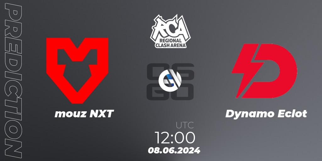 mouz NXT - Dynamo Eclot: ennuste. 08.06.2024 at 12:00, Counter-Strike (CS2), Regional Clash Arena Europe