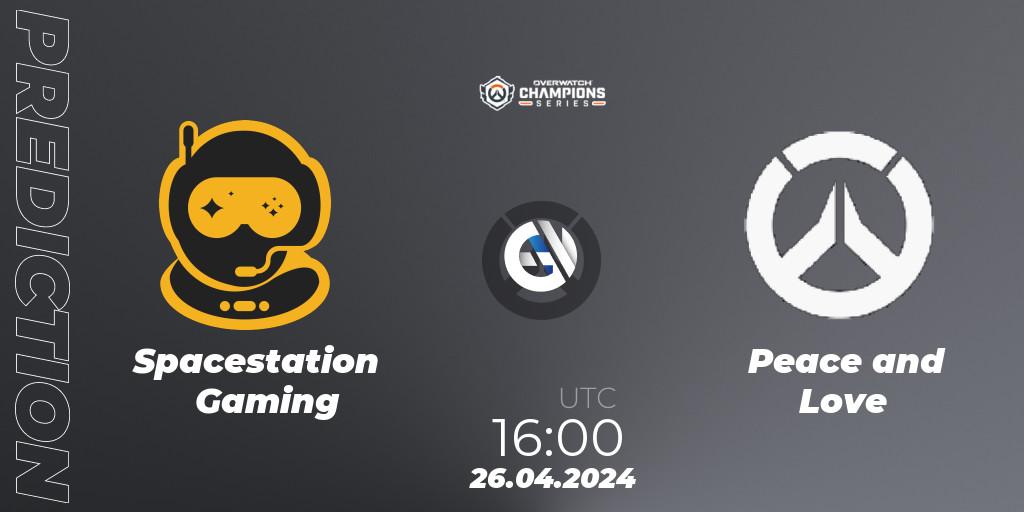 Spacestation Gaming - Peace and Love: ennuste. 26.04.2024 at 16:00, Overwatch, Overwatch Champions Series 2024 - EMEA Stage 2 Main Event