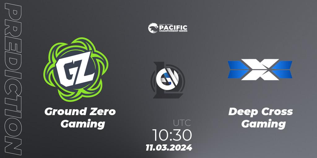 Ground Zero Gaming - Deep Cross Gaming: ennuste. 11.03.24, LoL, PCS Playoffs Spring 2024
