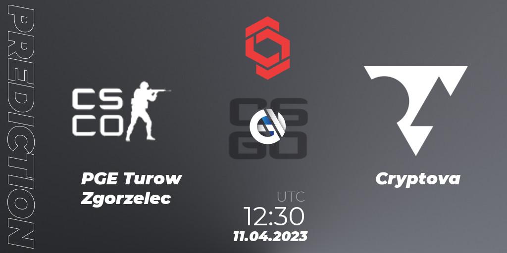 PGE Turow Zgorzelec - Cryptova: ennuste. 11.04.2023 at 12:30, Counter-Strike (CS2), CCT Central Europe Series #6: Closed Qualifier