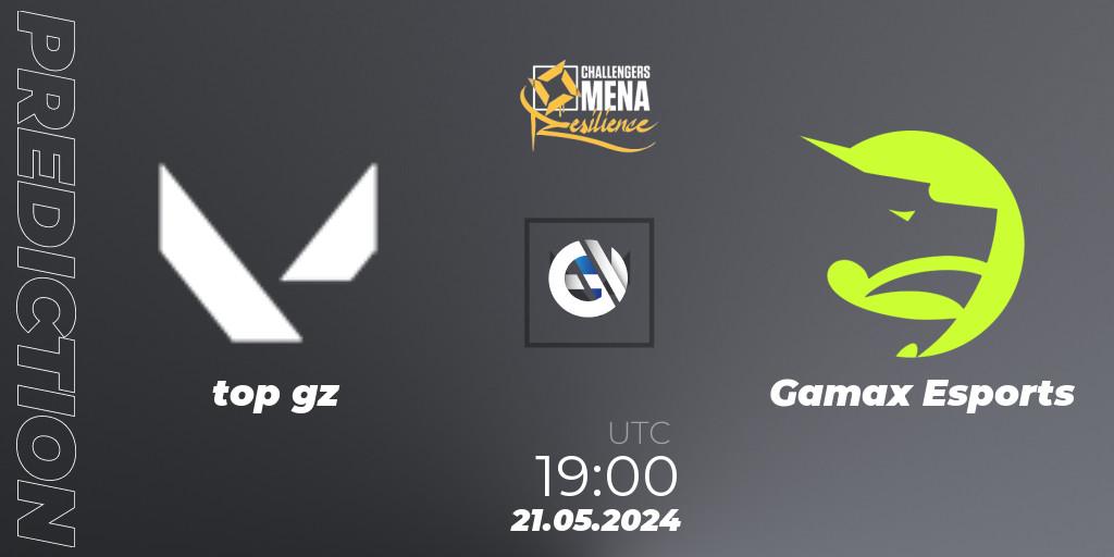 top gz - Gamax Esports: ennuste. 21.05.2024 at 19:00, VALORANT, VALORANT Challengers 2024 MENA: Resilience Split 2 - Levant and North Africa