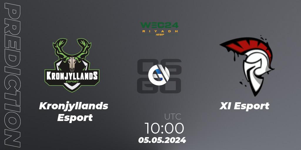 Kronjyllands Esport - XI Esport: ennuste. 05.05.2024 at 10:00, Counter-Strike (CS2), IESF World Esports Championship 2024: Danish Qualifier