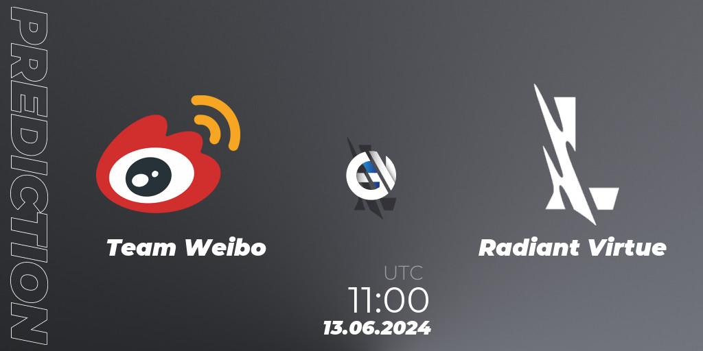 Team Weibo - Radiant Virtue: ennuste. 13.06.2024 at 11:00, Wild Rift, Wild Rift Super League Summer 2024 - 5v5 Tournament Group Stage