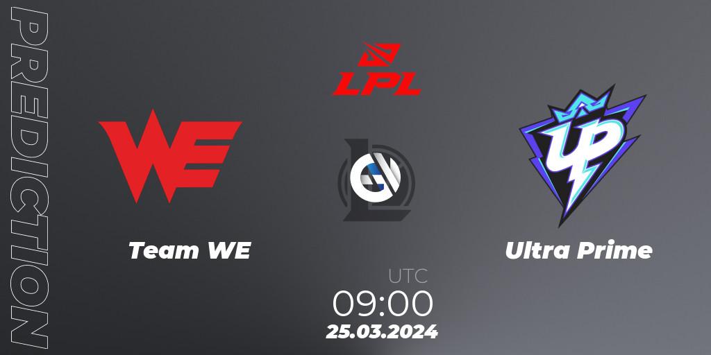 Team WE - Ultra Prime: ennuste. 25.03.24, LoL, LPL Spring 2024 - Group Stage
