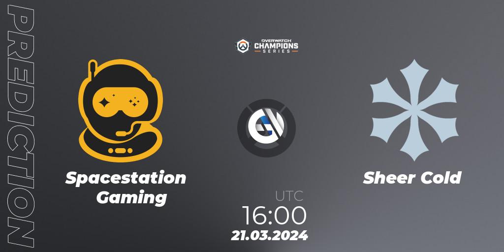 Spacestation Gaming - Sheer Cold: ennuste. 21.03.2024 at 16:00, Overwatch, Overwatch Champions Series 2024 - EMEA Stage 1 Main Event
