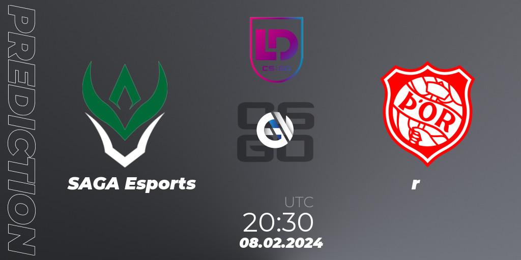 SAGA Esports - Þór: ennuste. 08.02.2024 at 20:30, Counter-Strike (CS2), Icelandic Esports League Season 8: Regular Season