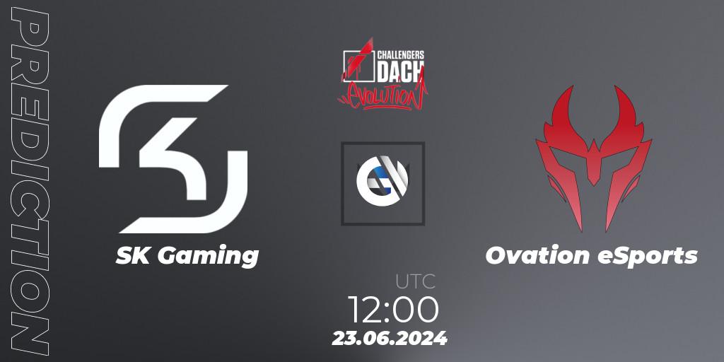SK Gaming - Ovation eSports: ennuste. 22.06.2024 at 15:00, VALORANT, VALORANT Challengers 2024 DACH: Evolution Split 2