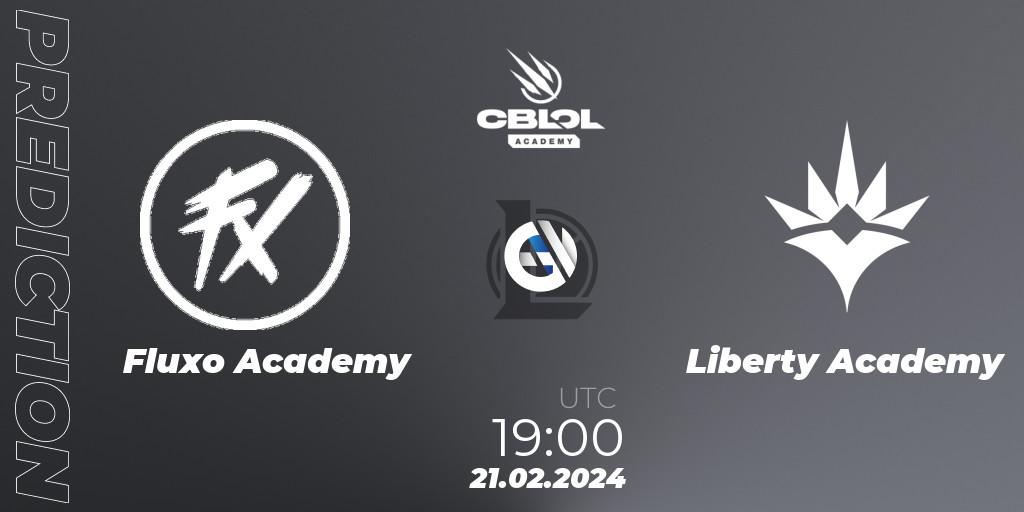 Fluxo Academy - Liberty Academy: ennuste. 21.02.24, LoL, CBLOL Academy Split 1 2024
