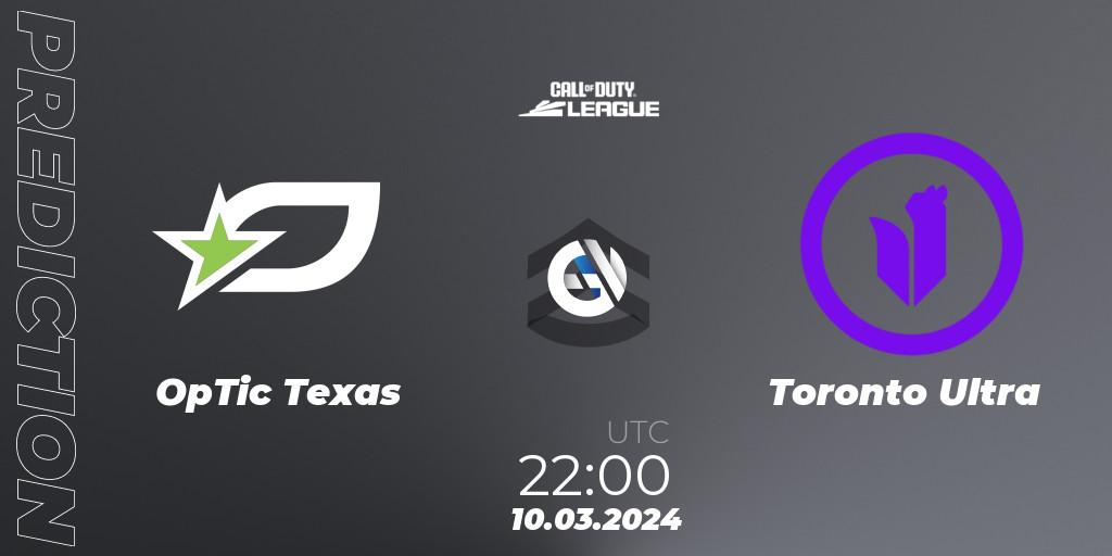 OpTic Texas - Toronto Ultra: ennuste. 10.03.24, Call of Duty, Call of Duty League 2024: Stage 2 Major Qualifiers