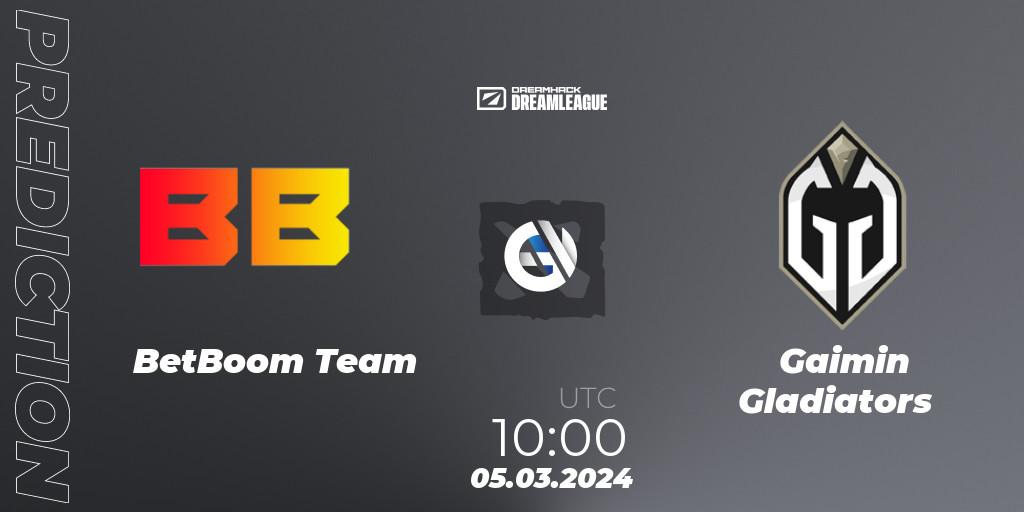 BetBoom Team - Gaimin Gladiators: ennuste. 05.03.24, Dota 2, DreamLeague Season 22