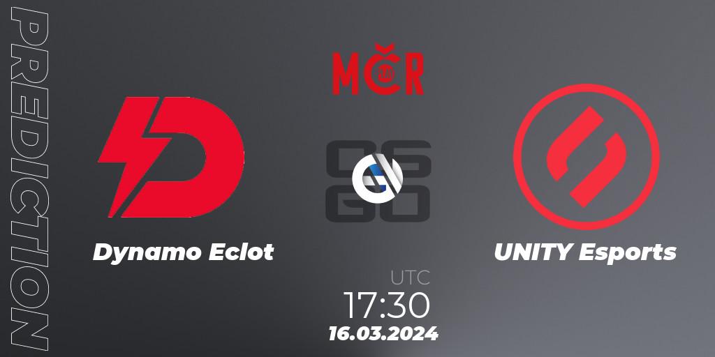 Dynamo Eclot - UNITY Esports: ennuste. 16.03.24, CS2 (CS:GO), Tipsport Cup Winter 2024