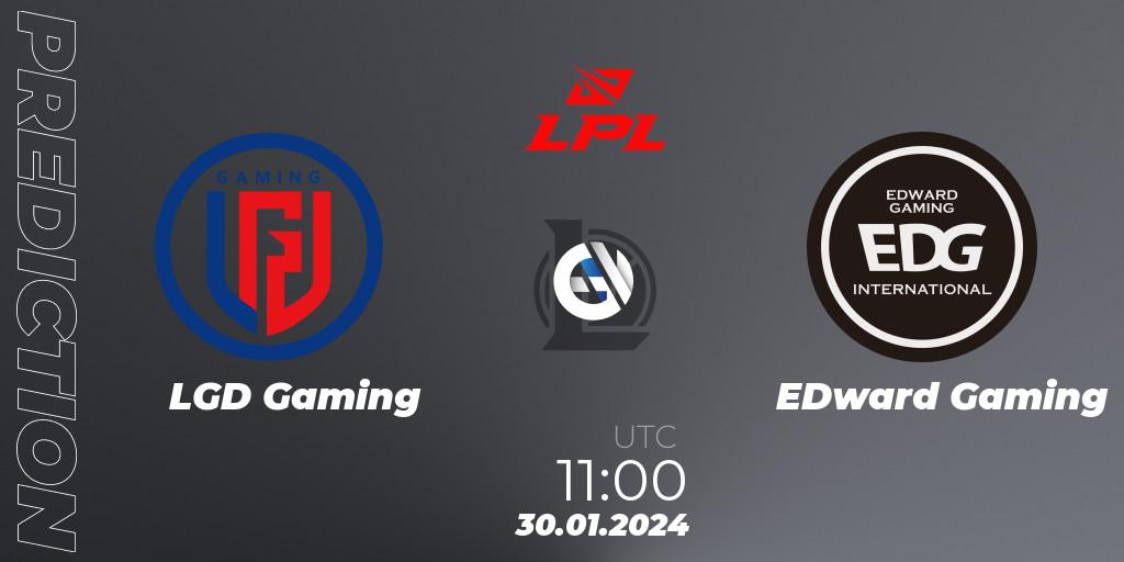 LGD Gaming - EDward Gaming: ennuste. 30.01.2024 at 11:00, LoL, LPL Spring 2024 - Group Stage
