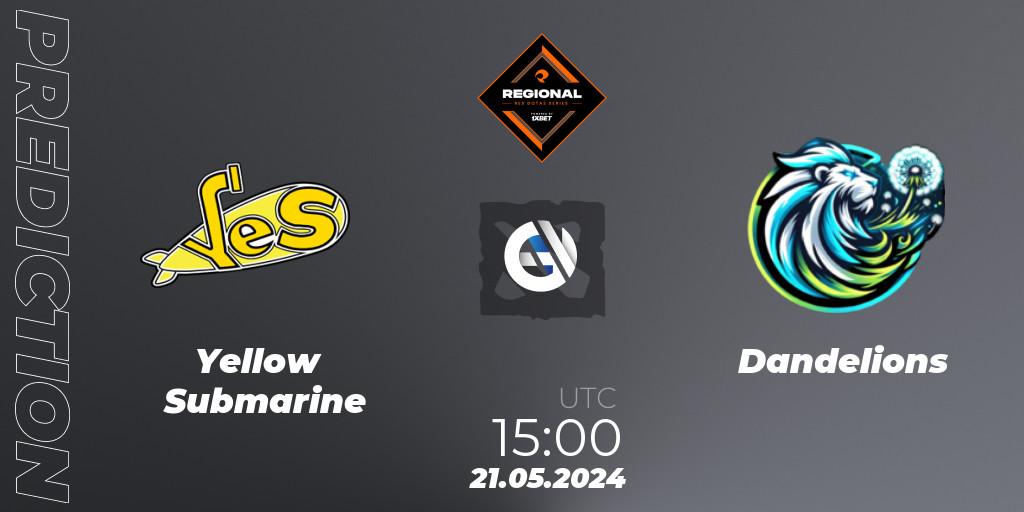 Yellow Submarine - Dandelions: ennuste. 21.05.2024 at 15:00, Dota 2, RES Regional Series: EU #2
