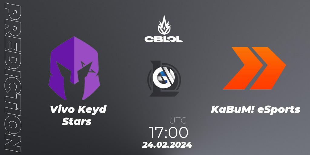 Vivo Keyd Stars - KaBuM! eSports: ennuste. 24.02.24, LoL, CBLOL Split 1 2024 - Group Stage