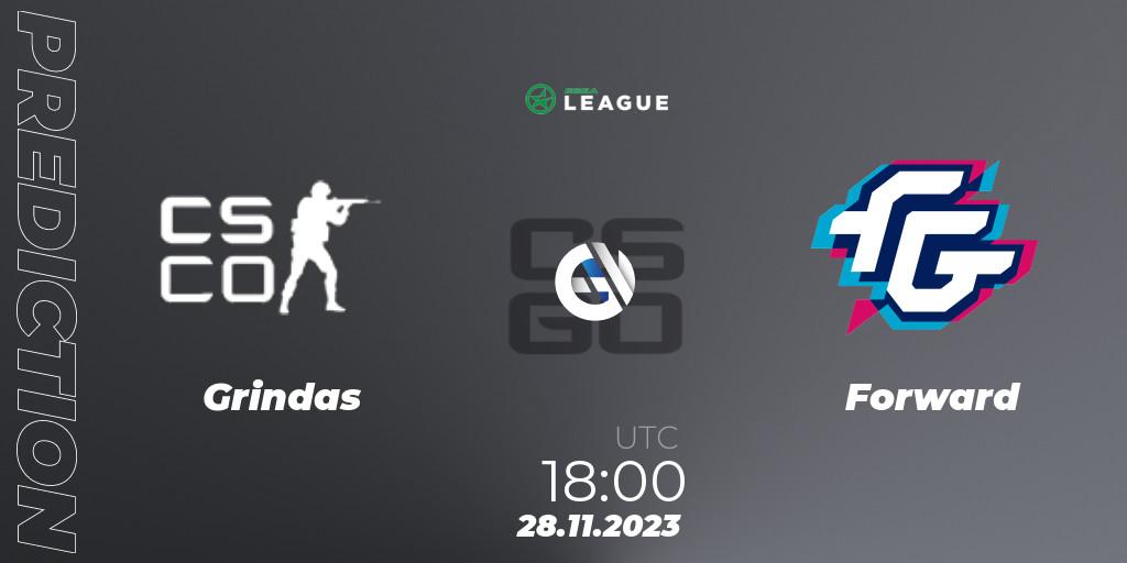 Grindas - Forward: ennuste. 28.11.23, CS2 (CS:GO), ESEA Season 47: Advanced Division - Europe