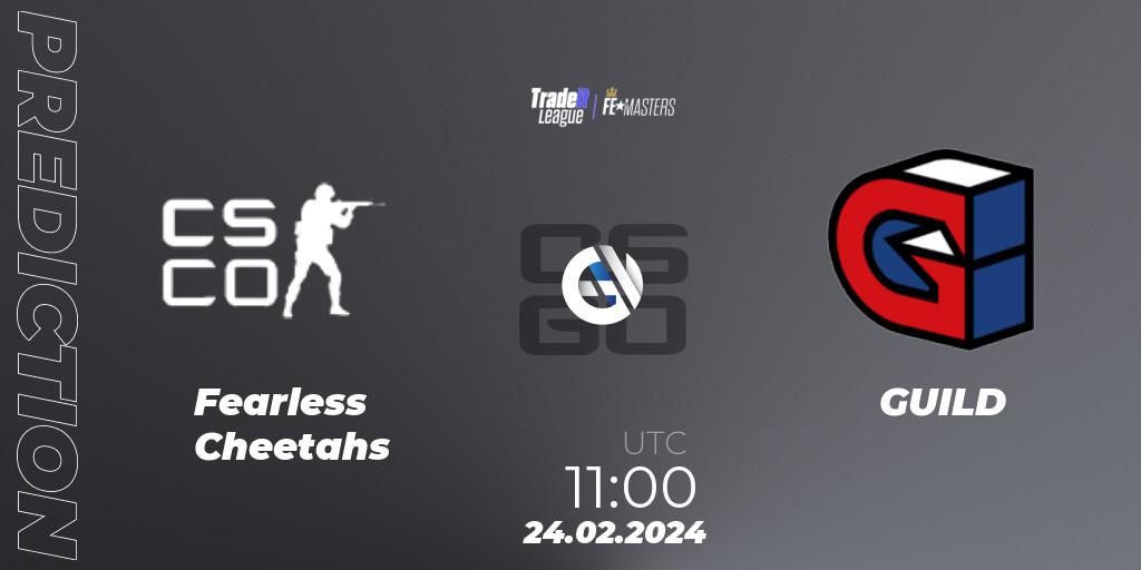 Fearless Cheetahs - GUILD: ennuste. 24.02.24, CS2 (CS:GO), Tradeit League FE Masters #1