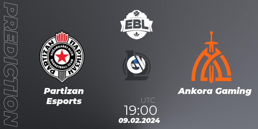 Partizan Esports - Ankora Gaming: ennuste. 09.02.24, LoL, Esports Balkan League Season 14