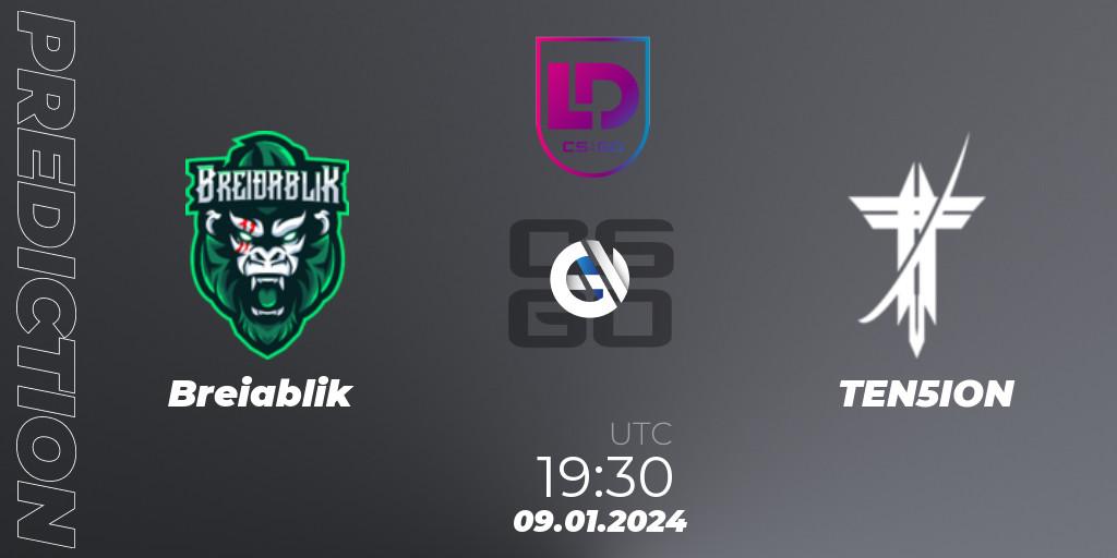 Breiðablik - TEN5ION: ennuste. 09.01.2024 at 19:30, Counter-Strike (CS2), Icelandic Esports League Season 8: Regular Season